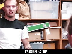 Straight Blonde Twink Shoplifter Fucked By Gay Jock Guard