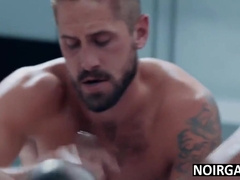 Knocking Off My New Coalblack Gay Roommate