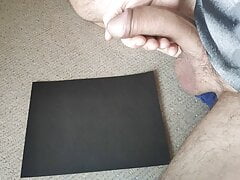 Slapped the cum out of cock