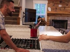 Jordan Haze And David Benjamin - Cumhereboy - White Sauce - Twink Friends And Brett Ryder Get Caught By Step Dad