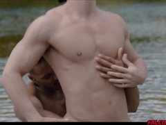 Milo's long jizz-shotgun barebacks Skyy Knox caboose