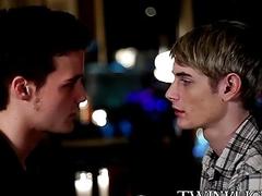 Twink plays an instrument before balls deep anal hammering