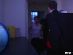 Watch this hot Latina give a warm Queer suck and get paid with a cumshot