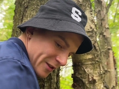 Deepthroated a stranger in the forest and he put his humungous sausage in the butt - 378