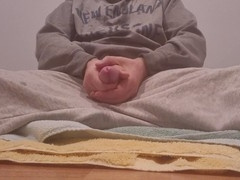 Intense pee hold scene