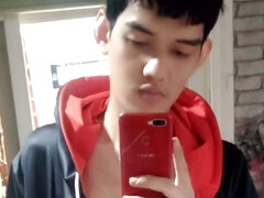 Hot Asian twink masturbates
