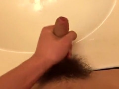 Pee + Cum into Water