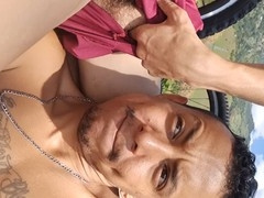 Horny cyclists and soccer players enjoy outdoor fun