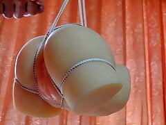 FuckYouLikeAToy tiny japanese ass bondage onaohole part2
