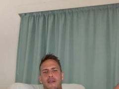 Gobbling thick spunk explosion after railing fresh fake penis using my soles