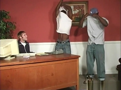 Black men sharing the real estate agent guy