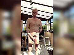 Taking my clothes off in the sun