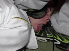 Smooth gay foot fetish kinks with Clem Boy and Fabien Roley