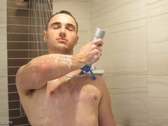 Michael Boston Receives an Unexpected Cock in the Shower