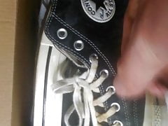 jerking off on my new converse