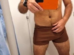 Gay in public, hairy man, nature boy