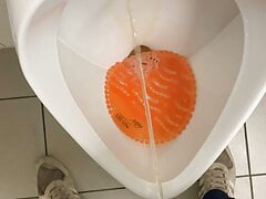 pee in the hardware store toilet