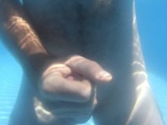 cum in the pool
