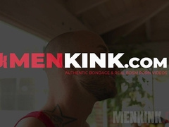 Dolf Dietrichs cock gets harsh workout from the hand of his tormentor