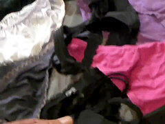 jack Off on Her lingerie