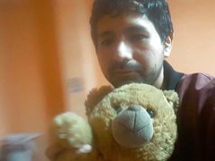 PLAYING WITH MY BEAR AND CUMMING MY WANK