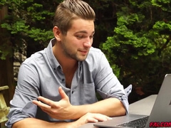 Devin Franco arches over and pushes Reigns lollipop