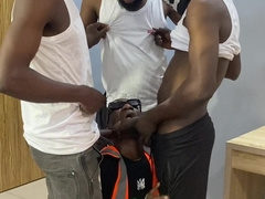 Maintenance stud get pulverized xxx by trio XXL stiffys