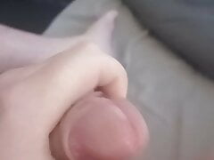 Playing with my cock and moaning until I cum