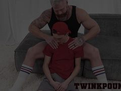 Inked Coach marko antsy for twinky Masturbate Andrams prick