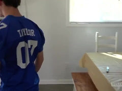 HELIXSTUDIOS - FOOTBALL YOUNGSTER PRE GAME SHOWER DRILLING