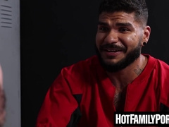 HotFamilyPorn.com - Helping stepcousin Rego Bello reach his dreamed orgasm