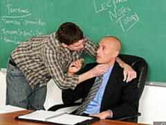 Troy Michaels fucks his hung teacher, William Vas