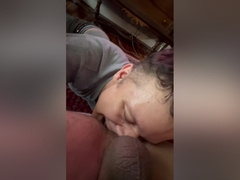 . Slave Is Licking And Kissing My Asshole
