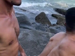 TEARING UP AT THE BEACH