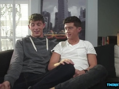 Super Hot twunks assfucking asslicking and jizz in backside