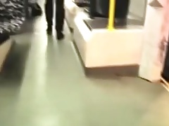 Risky Public Transit Blowjob