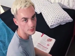 Twink Blonde Bro Enjoys In Bareback Fat Cock - Step brother-CRUSH.COM