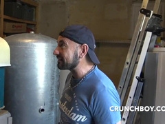 gargling rreal hetero employees witm jism facehole in exhib publi