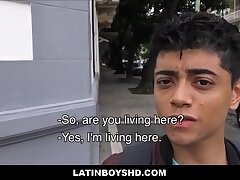 Little Twink Latin Boy Picked Up From Street Paid Cash To Fuck Stranger POV