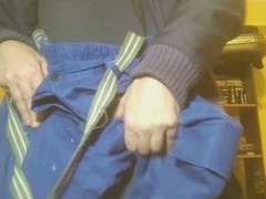 Hunky construction worker with massive dick gets down to business in his work gear