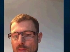 Str8 daddy showing off his cock on cam 9