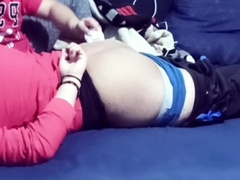 Close up My mate helps me trim and we end up ravaging pt2