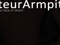 Black August Alexander loving his armpits scent while wanking