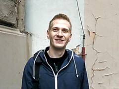 Hot blonde guy enjoying passionate sodomy in a twisted vid