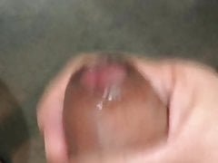 Indian white cock stroking