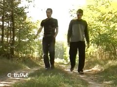 Country boys in a hot 3some wild action