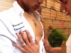 Latino twink ass rimmed
