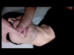 Blindfold Cum Swallower in Hotel