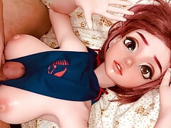 Small Penis Cumming On Doll Face - Elsa Babe Silicone Love Doll Model Takanashi Mahiru
