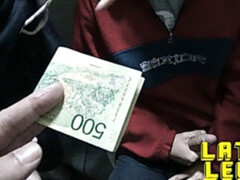 Impromptu anal fucking session with two Latino hotties